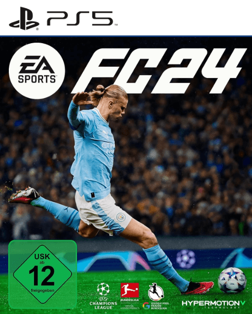 EA Sports FC 24 box art for Playstation 5